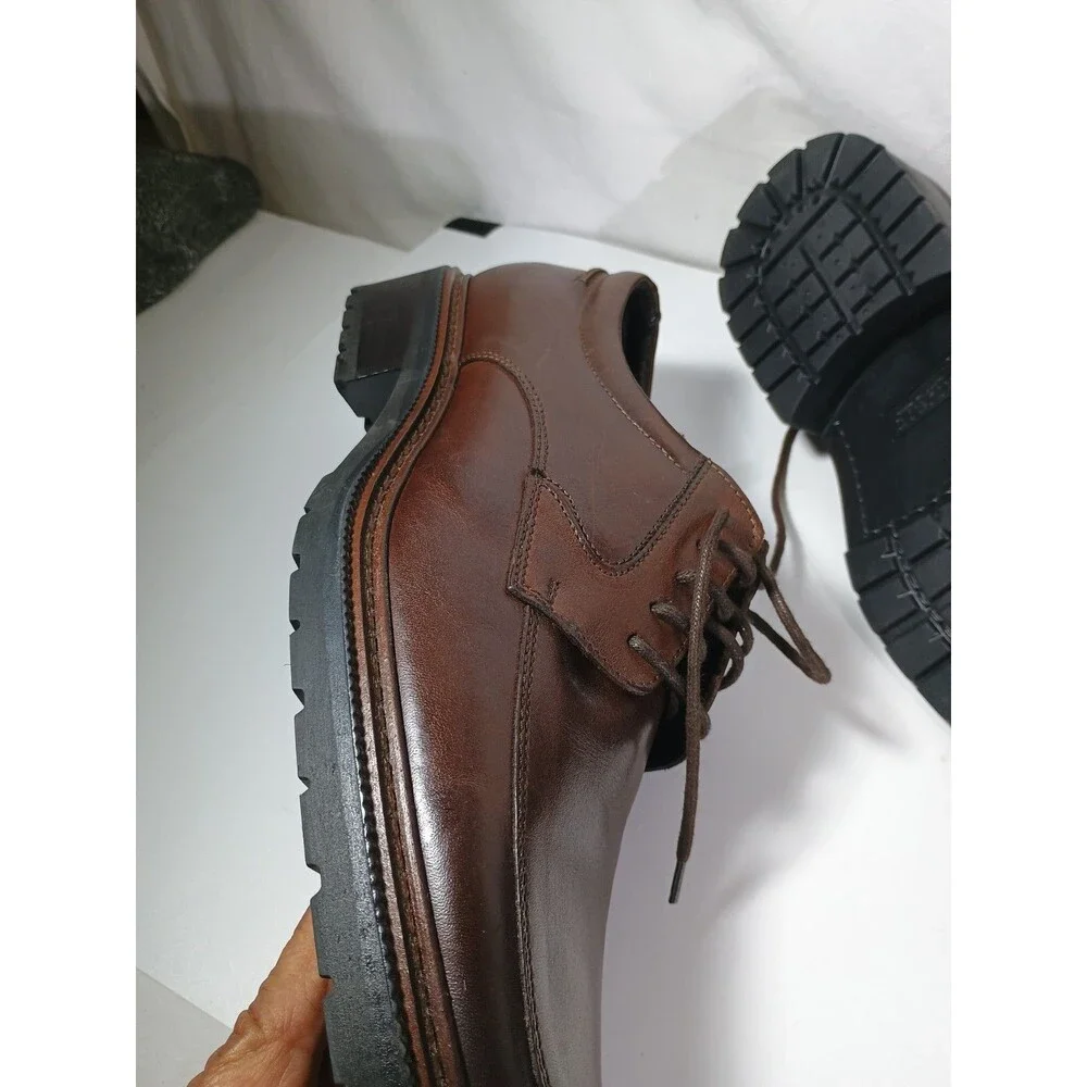 Alfani Made in Italy Men Size 12 M Brown Leather Man Made Sole